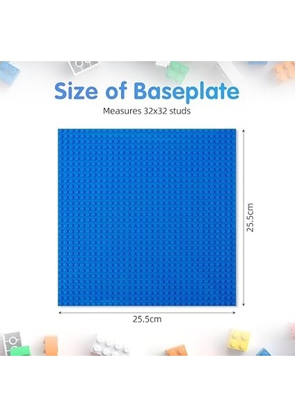 Klasik Taban Plakaları, 8'li Paket Kare 32X32 Saplama Yapı Tabanı, 10 "× 10" Büyük Yapı Levhası Taban Plakaları, Tüm Büyük Markalarla %100 Uyumlu, Yapı ve Teşhir Panosu Seti - Gri/yeşil/kum/mavi fiyatları