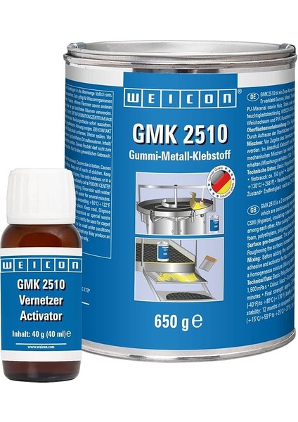 Gmk 2510 Iletişim Yapıştırıcısı | 690 G | Güçlü 2 Bileşenli Yapıştırıcı | Siyah