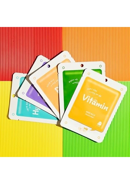 5'li Karışık Yüz Maskesi (Pva) fırsatları