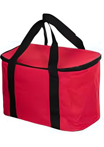 Izolasyonlu Piknik Çantası 20 Litre- Kırmızı Eko Büyük