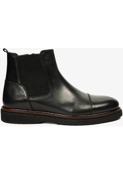 Erkek Siyah Hakiki Deri Chelsea Bot 4K1KB64626