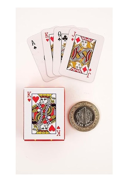 42MM Mini Iskambil Kağıdı Destesi Küçük Oyun Kartları 54'lü fırsatları