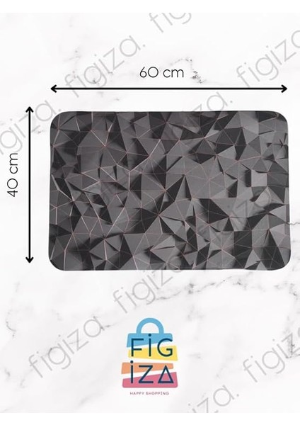 Banyo Paspası Süper Su Emici Kaymaz Tabanlı Paspas Lavabo Paspası (60 * 40CM) modelleri