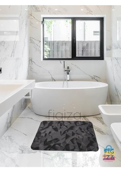 Banyo Paspası Süper Su Emici Kaymaz Tabanlı Paspas Lavabo Paspası (60 * 40CM) fırsatları