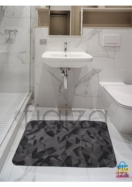 Banyo Paspası Süper Su Emici Kaymaz Tabanlı Paspas Lavabo Paspası (60 * 40CM) indirimleri