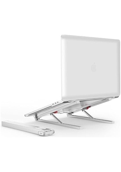 Saiji X2 Taşıma Çantalı Alüminyum Notebook Laptop Standı Gümüş fırsatları