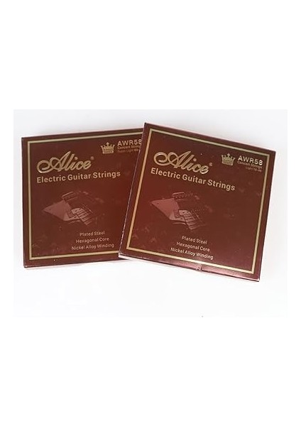 Kazanan Serisi AWR58SL(009-042) Süper Hafif Konser Dizeleri Elektro Gitar Dizeleri Seti 6 Adet/takım fiyatları