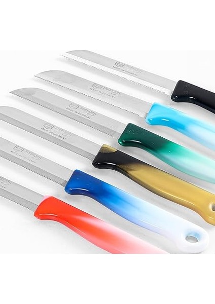 Rostfrei Solingen 6’lı Renk Geçişli Meyve Bıçağı, 6'lı Meyve Bıçağı fiyatları