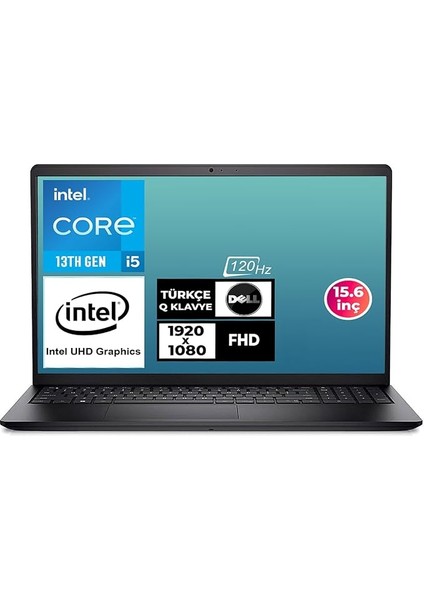 Vostro 3530 I5-1334U 16GB 512GB SSD 15.6 Fhd Ubuntu Taşınabilir Bilgisayar N3409PVNB3530U 001