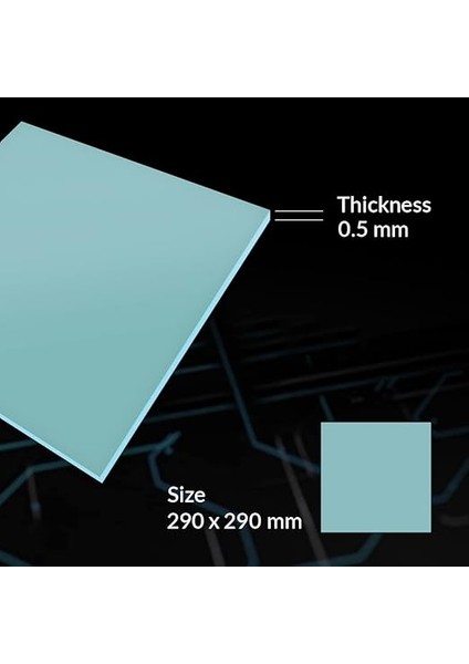 Termal Ped, Gelişmiş, 290 x 290 x 0,5 mm (1'li Paket), ACTPD00017A fiyatları