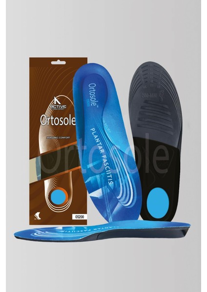 Konforlu Topuk Dikeni ve Plantar Fasiit Iç Tabanlık, Destekli ve Rahat