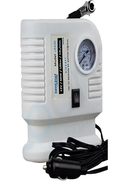 Lastik Hava Kompresörü Saatli 12 V 260PSI 12LT/DK modelleri