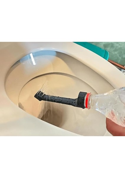 Taşınabilir Tuvalet Duşu Taharet Musluğu Portatif Bidet 1 Litre ve Üzeri Pet Şişeler Için (Siyah) fiyatları