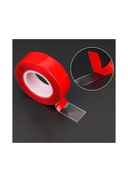 Metre Çift Taraflı Şeffaf Silikon Güçlü Yapıştırıcı Nano Bant (1) fiyatları