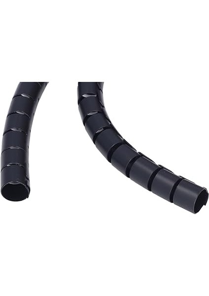 Ev Ofis Tv DVD Pc Kablosu, Plastik Tel Sargı Tüp Kablos Yönetim Sistesi Kiti, Evcil Hayvanlar Isırmayı Önlemek Için Esnek Elektrik Telli Kovan, Siyah Dia 20MM Için Spiral Kablo Sarma (2m / indirimleri