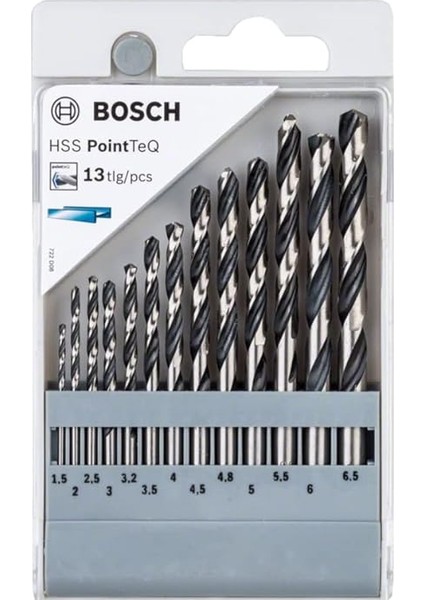 Professional Accessories Matkap Ucu, Gri, 13 Adet modelleri