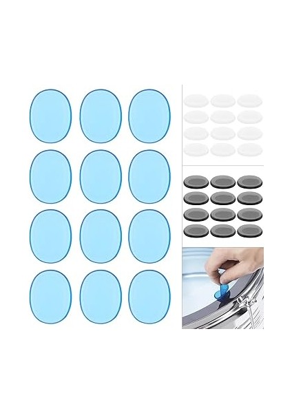 12 Adet Davul Damperi Davul Söndürücü, Yumuşak Tambur Susturucuları, Davul Damperi Jel Pedleri, Davul Ton Kontrolü Için Davul Sessiz (Mavi) indirimleri