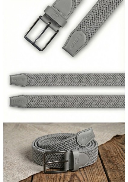 Hakiki Deri Erkek Örgü Esnek Kemer – 3,5cm fiyatları