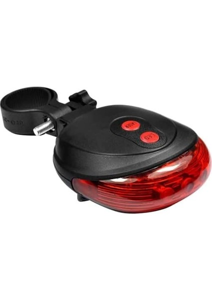 Sports Bisiklet Arka Stop Lambası Lazer Şeritli LED Işık