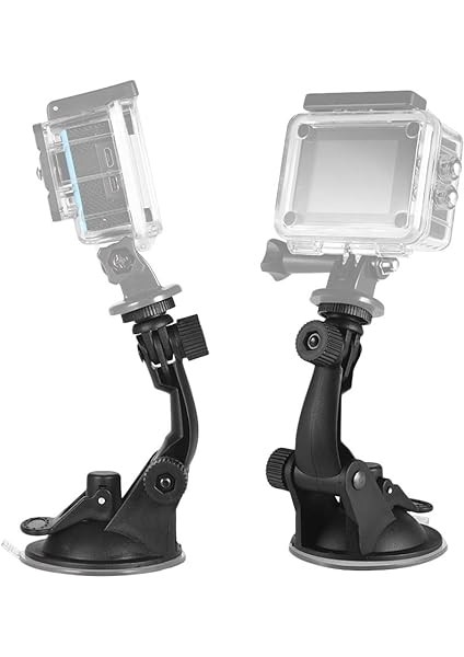 Eylem Kamera Aksesuarları Araba Vantuz Dağı + Gopro Hero 7/6/5/4 / Yı Için Tripod Adaptörü fiyatları
