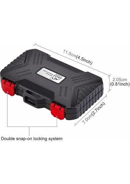 Case 24 Slot Çoklu Hafıza Kartı ve Micro Sd Kart Taşıma Çantası Micro Sd Kart Kutusu (Kırmızı) fırsatları