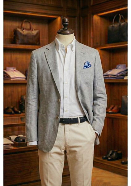 Hakiki Deri Erkek Örgü Esnek Kemer – 3,5cm