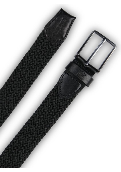 Hakiki Deri Erkek Örgü Esnek Kemer – 3,5cm modelleri
