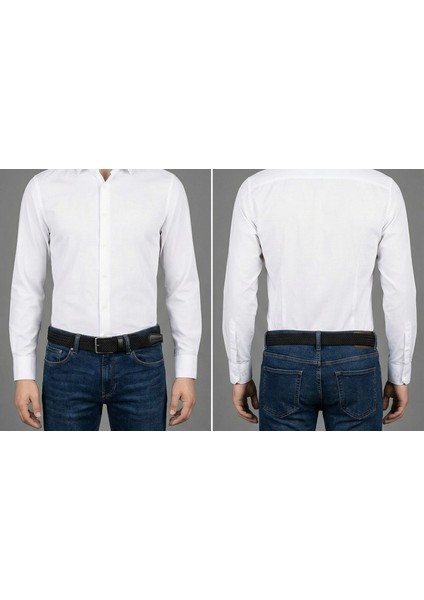 Hakiki Deri Erkek Örgü Esnek Kemer – 3,5cm indirimleri