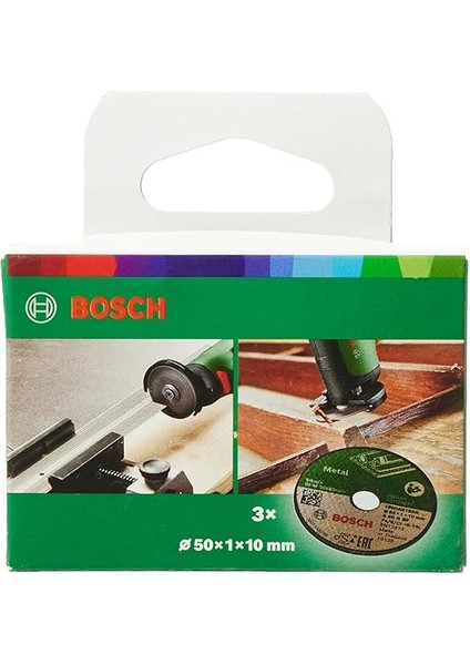 Professional Accessories 3 Adet Kesme Diski (Metal Için, Çap 50 Mm, Aksesuar Bosch Professional Accessories Easycut & Grind) modelleri