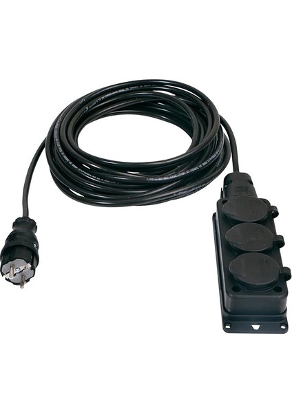 3lü Seyyar Uzatma Kablosu 10MT