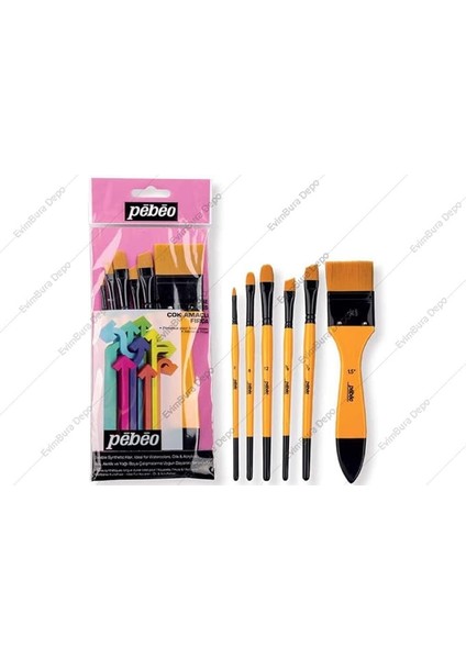 6 Lı Fırça Seti No 8