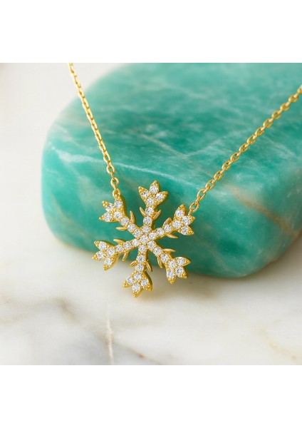 14 Ayar Altın Kar Tanesi Kolye fiyatları