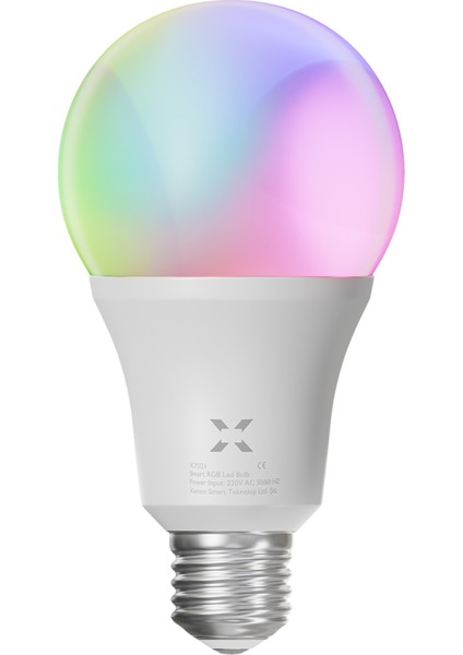 Smart Akıllı Wi-Fi Led RGB Akıllı Ampul Mobil Uygulama Denetimli Google Home/Alexa Uyumlu Çok Renkli Lamba (5 Adet) X7021 fırsatları