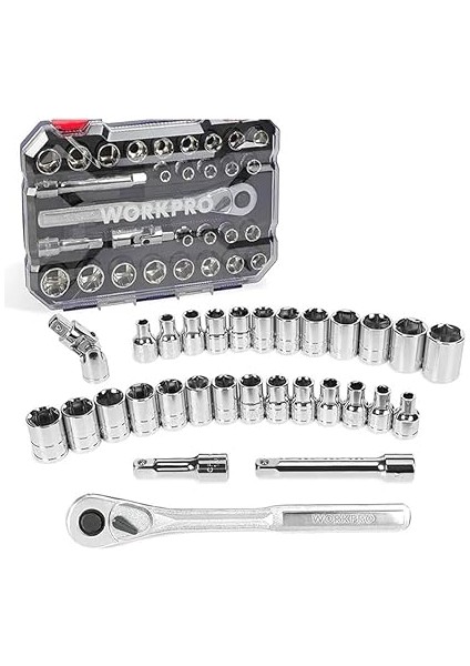 WP202525 30 Parça 1/2’’ Cr-V Metrik/inç Profesyonel Lokma Takımı fiyatları