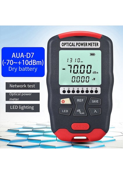 2x Optik Fiber Güç Ölçer Fiber Görsel Arıza Buldurucu 10 Dalga Boyları Hassas Yonga Kablolama Için Doğru Ölçüm D7 (Yurt Dışından) fiyatları