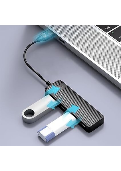 4 Port USB 2.0 Ultra Slim Çoklayıcı Hub, Siyah, FL02 fırsatları