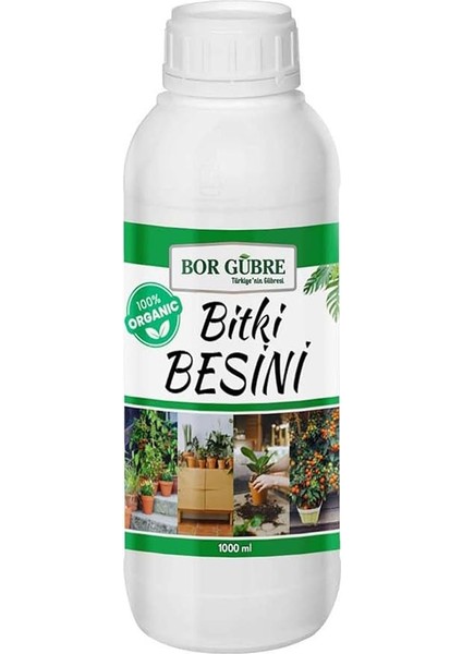 Sıvı Bitki Gübresi 1lt- Tüm Bitkiler Için -Yeşil Yapraklı Bitkilere Özel Bitki Besini