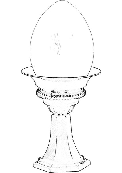 BSU-68058-BSY-KOP Siyah Elektrostatik Toz Boyalı Dış Mekan Aydınlatma, E27, Aluminyum, Akrilik Cam, 22CM modelleri