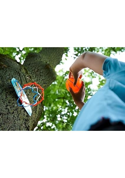 107406024 Basketbol Seti, Kapı Askılı, Tahta 27 x 5 x 21 Cm, Fileli Pota 15 Cm, Top 8,6 Cm, 3 Yaş ve Üzeri modelleri