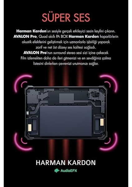Avalon 256 GB Hafıza 8 GB Ram 10.36 Inc 2.4k 22.000 Mah Pil Harman Kardon Profesyonel Oyuncu Tableti fırsatları