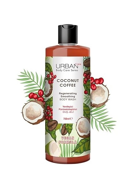 Care Coconut Coffee Yenileyici ve Pürüzsüzleştirici Duş Jeli, 750 ml modelleri