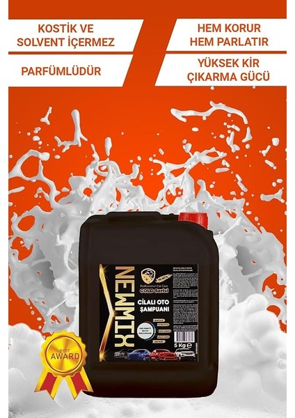 Gold Serisi Cilalı Oto Araba Şampuanı 5 kg fiyatları