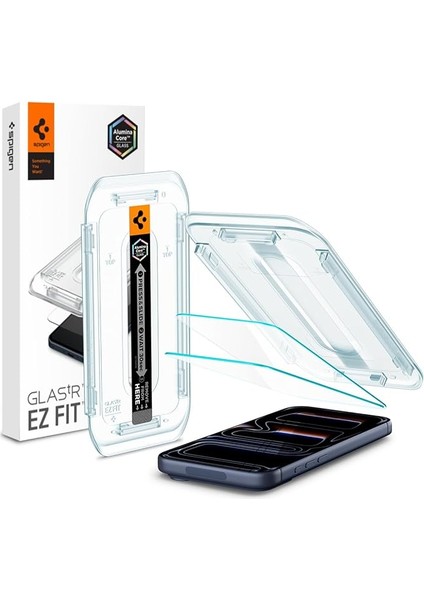 iPhone 17 Pro / 17/16 Pro ile Uyumlu Cam Ekran Koruyucu Aluminacore Iyonlaştırılmış Güçlendirilmiş Cam Teknolojisi Kolay Kurulum Glas.tr Ez Fit Slim Hd (2 Adet) - AGL07928