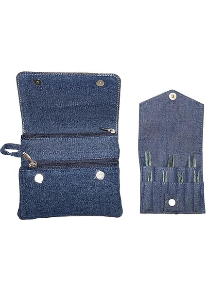 Set Değiştirilebilir Yuvarlak Örgü Şişleri Indigo Wood Short, 3,00 mm - 6,00 mm modelleri