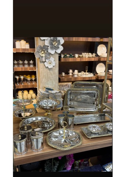 18 Parça Pirinç Servis Sunum Sofra Seti