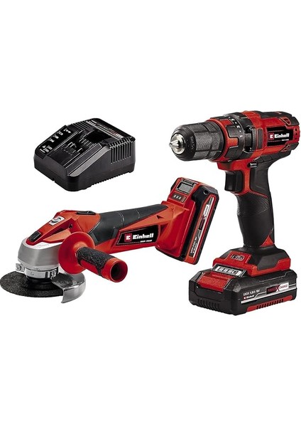 Akülü Alet Seti Tc-Tk 18 Li Kit, Power X-Change (Lityum-Iyon, Vidalama Tc-Cd 18/35 Li + Avuç Taşlama Tc-Ag 18/115 Li, 1,5 Ah ve 3,0 Ah Akü Dahil) - 4257238