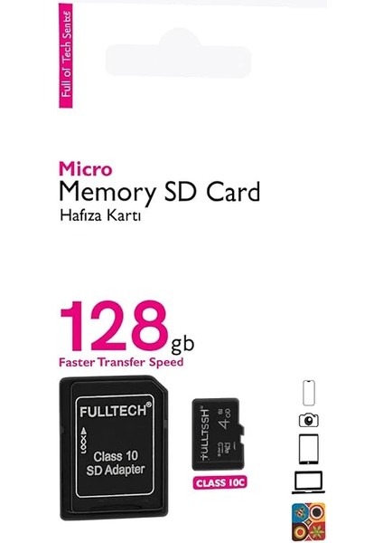 16 GB Micro Sd Hafıza Kartı – Class 10, Uhs-I, Yüksek Hız, Full Hd Video Kayıt, Telefon, Tablet, Kamera, Drone, Navigasyon, Suya ve Darbeye Dayanıklı, (16, Gb)
