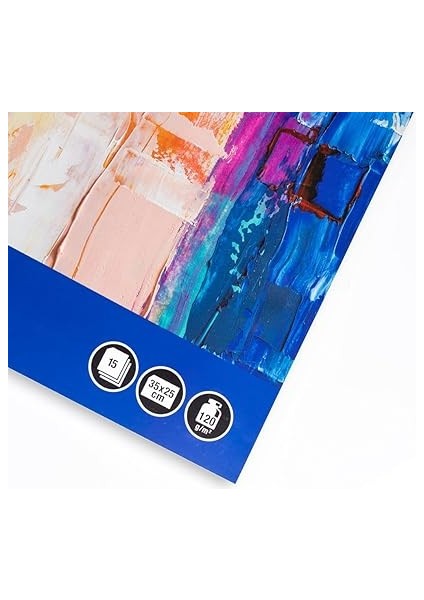 Resim Defteri, 25X35 Cm, 30 Yaprak, Sert Karton Kapak, Spiral Cilt, 120G Kaliteli Kağıt, Kolay Koparılabilen Sayfalar, Boyama Teknikleri Kılavuzu Içerir fırsatları