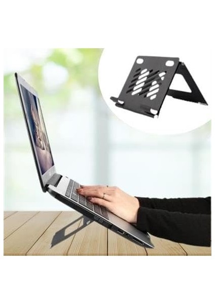 Ayarlanabilir Metal Dizüstü Destek Tabanı Katlanabilir Taşınabilir Laptop Sehpası Yükseltici Stand fiyatları