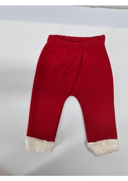 Kız Bebek Noel Kırmızı Yeşil Pullu Polar 2'li Takım 6-9 Ay modelleri